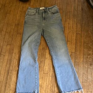Frame Denim Light Blue Straight Leg Jeans